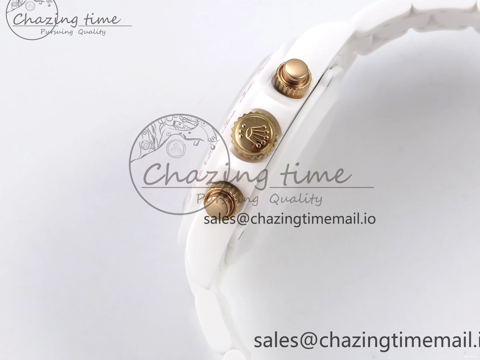 1228 Daytona AET White Ceramic Case and Bracelet Pink Dial N6F Best Edition SA Unisex 1196